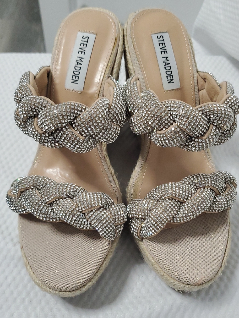 NEW Steve Madden Uzo Espadrille Wedge Sandals - 7.5